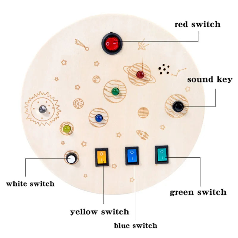 Montessori Busy Board Sensory Toys