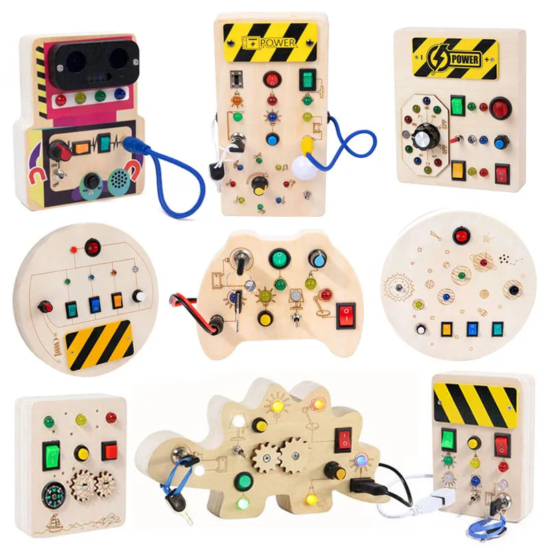 Montessori Busy Board Sensory Toys