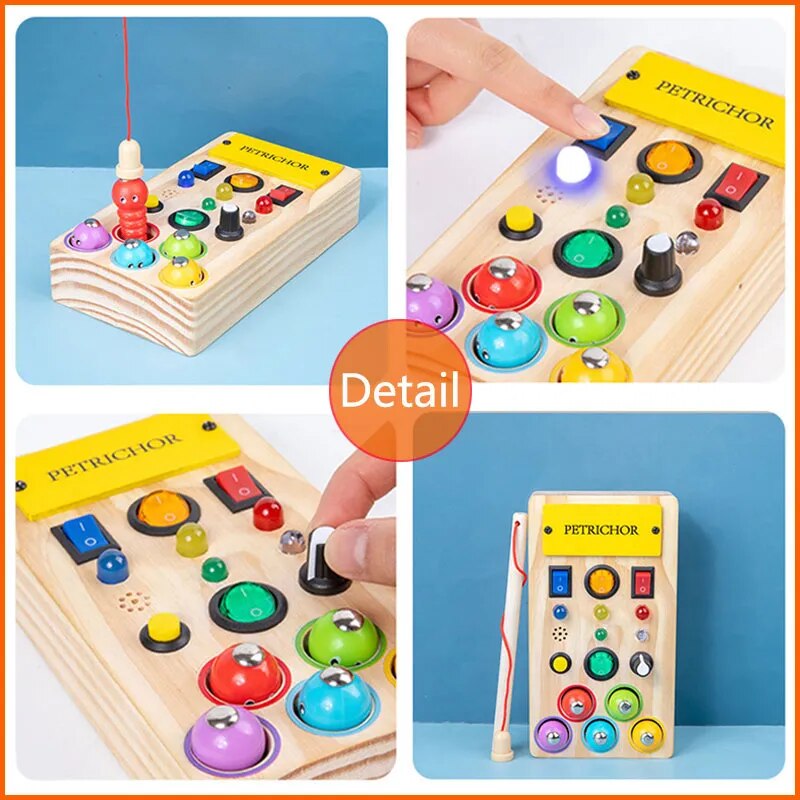Montessori Busy Board Sensory Toys