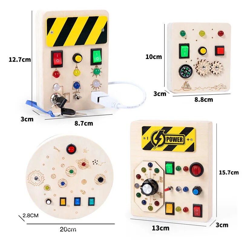 Montessori Busy Board Sensory Toys